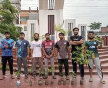৫ম ধাপে উন্নত মম শির,যবিপ্রবি-র বৃক্ষরোপণ কর্মসূচি