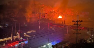 Fire in Cox’s Bazar: 4 injured, including fire service member
